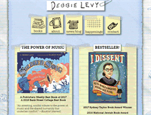 Tablet Screenshot of debbielevybooks.com